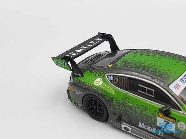 Xe Mô Hình Bentley Continental GT3 #7 1:64 MiniGT ( Xanh )