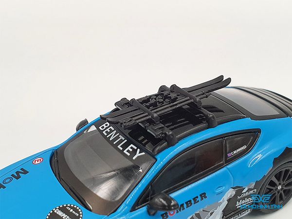 Xe Mô Hình Bentley Continental GT 2020 GP Ice Race 1:64 MiniGT ( Xanh )