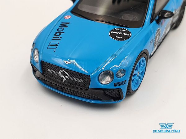 Xe Mô Hình Bentley Continental GT 2020 GP Ice Race 1:64 MiniGT ( Xanh )