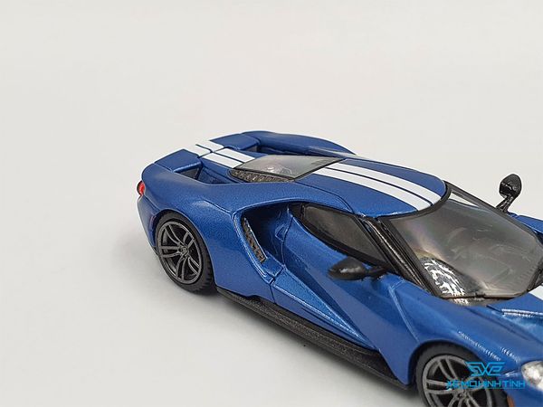 Xe Mô Hình Ford GT 1:64 MiniGT ( Xanh )