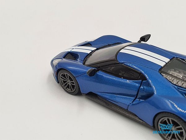 Xe Mô Hình Ford GT 1:64 MiniGT ( Xanh )