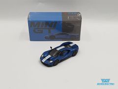 Xe Mô Hình Ford GT 1:64 MiniGT ( Xanh )