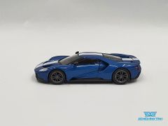 Xe Mô Hình Ford GT 1:64 MiniGT ( Xanh )