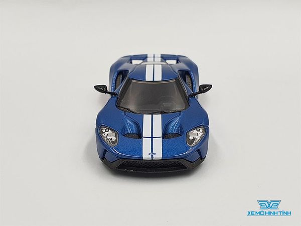 Xe Mô Hình Ford GT 1:64 MiniGT ( Xanh )