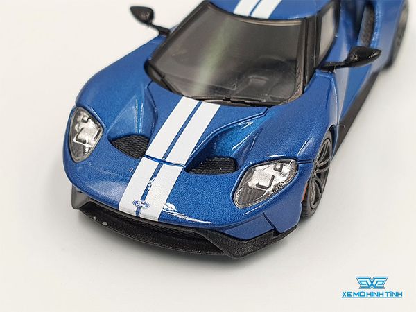 Xe Mô Hình Ford GT 1:64 MiniGT ( Xanh )