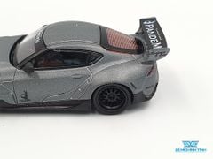 Xe Mô Hình Pandem Toyota GR Supra V1.0 1:64 MiniGT ( Xám Nhám )