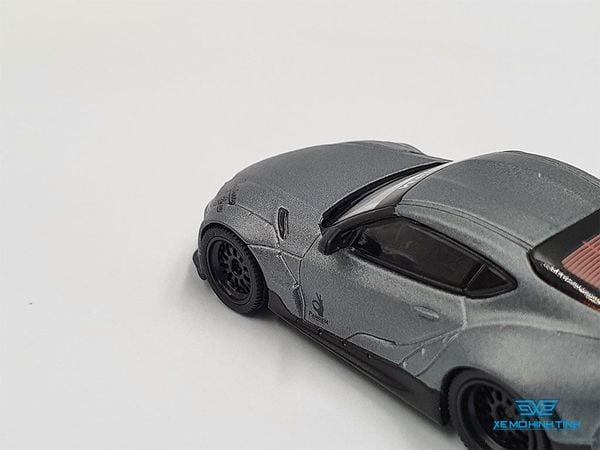 Xe Mô Hình Pandem Toyota GR Supra V1.0 1:64 MiniGT ( Xám Nhám )