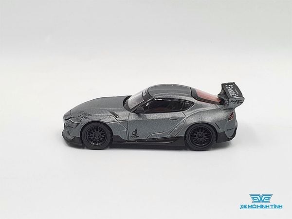 Xe Mô Hình Pandem Toyota GR Supra V1.0 1:64 MiniGT ( Xám Nhám )