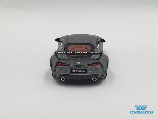 Xe Mô Hình Pandem Toyota GR Supra V1.0 1:64 MiniGT ( Xám Nhám )