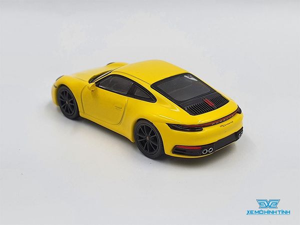 Xe Mô Hình Porsche 911(992) Carrera 4S 1:64 MiniGT ( Vàng )