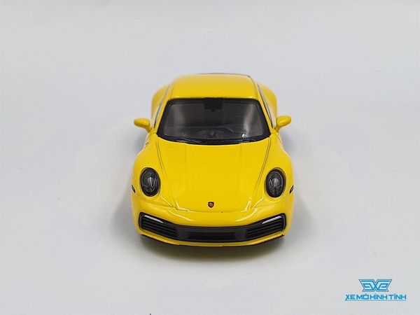 Xe Mô Hình Porsche 911(992) Carrera 4S 1:64 MiniGT ( Vàng )