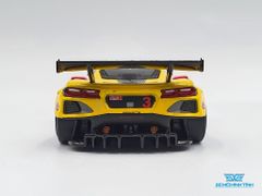 Xe Mô Hình Chevrolet Corvette C8.R #3 Corvette Racing 2020 IMSA 24 Hrs of Daytona LHD 1:64 MiniGT (Vàng)