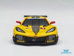 Xe Mô Hình Chevrolet Corvette C8.R #3 Corvette Racing 2020 IMSA 24 Hrs of Daytona LHD 1:64 MiniGT (Vàng)