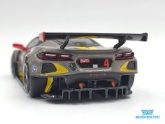 Xe Mô Hình Chevrolet Corvette C8.R #4 Corvette Racing 2020 IMSA 24 Hrs of Daytona LHD 1:64 MiniGT (Xám)
