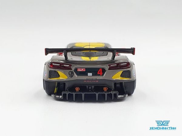 Xe Mô Hình Chevrolet Corvette C8.R #4 Corvette Racing 2020 IMSA 24 Hrs of Daytona LHD 1:64 MiniGT (Xám)
