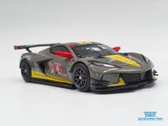 Xe Mô Hình Chevrolet Corvette C8.R #4 Corvette Racing 2020 IMSA 24 Hrs of Daytona LHD 1:64 MiniGT (Xám)