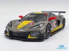 Xe Mô Hình Chevrolet Corvette C8.R #4 Corvette Racing 2020 IMSA 24 Hrs of Daytona LHD 1:64 MiniGT (Xám)