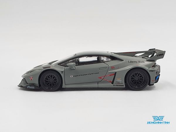 Xe Mô Hình Lamborghini Huracan LB*Works Fighters Works LHD 1:64 MiniGT (Xám)