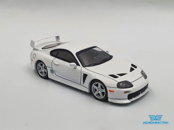 Xe Mô Hình Toyota TRD 3000GT Supra 1:64 MiniGT ( Trắng )