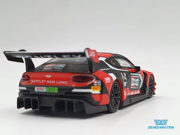 Xe Mô Hình Bentley Continental GT3 #5 CHAMPION 2018 Blancpain GT Asia RHD 1:64 MiniGT (Đỏ)