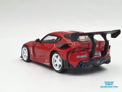 Xe Mô Hình HKS Toyota GR Supra Renaissance Red LHD 1:64 MiniGT (Đỏ)