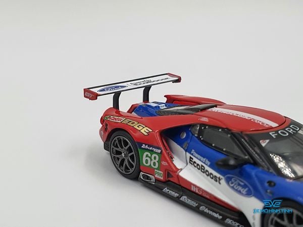 Xe Mô Hình Ford GT LMGTE PRO #86 2016 24Hrs of Le Mans Class Winner Ford Chip Ganassi Team USA 1:64 MiniGT ( Xanh )