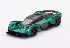 Xe mô hình ASTON MARTIN VALKYRIE ASTON MARTIN RACING GREEN LHD 1:64 MiniGT ( Xanh Lá)