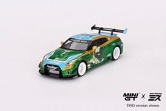 Xe mô hình NISSAN 35GT-RR Ver.2 “RORO” LB-Silhouette WORKS 1:64 MiniGT (Xanh Lá)