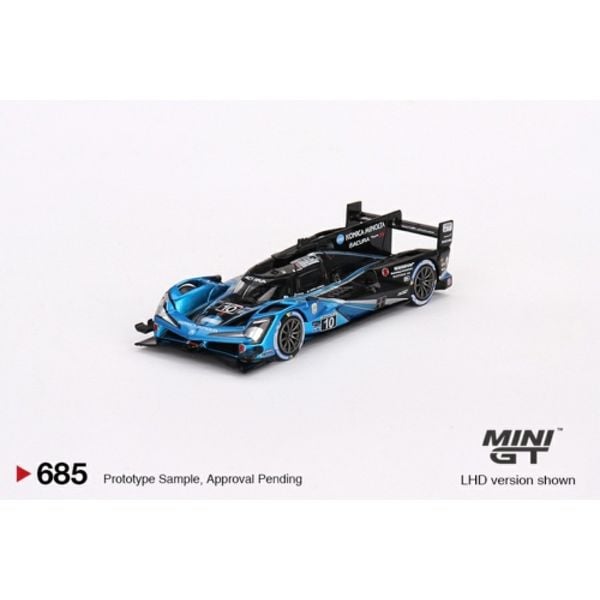 Xe mô hình Acura ARX-06 GTP #10 No.10 Konica Minolta 2023 IMSA Daytona 24 Hrs 1:64 MiniGT (Xanh Đen)