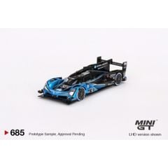 Xe mô hình Acura ARX-06 GTP #10 No.10 Konica Minolta 2023 IMSA Daytona 24 Hrs 1:64 MiniGT (Xanh Đen)