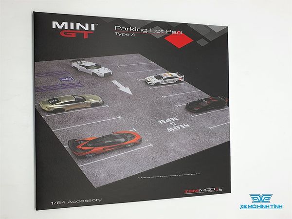 Tấm Lót Mô Hình Bãi Đổ Xe Parking Lot Pad 1:64 Minigt