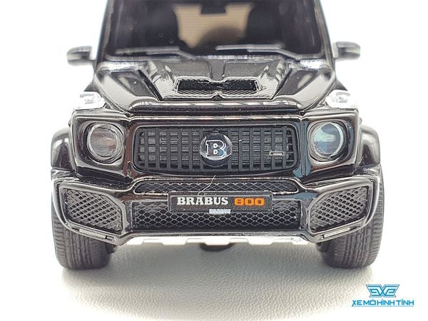 Xe Mô Hình Mercedes-Benz Brabus 800 1:64 Motorhelix ( Đen Mui Carbon)