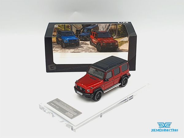Xe Mô Hình Mercedes-AMG G63 2019 1:64 Motor Helix ( Đỏ Mui Đen )