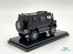 Xe Mô Hình Mercedes-Benz Unimog U5000 Great Lighting Models 1:64 ( Đen )