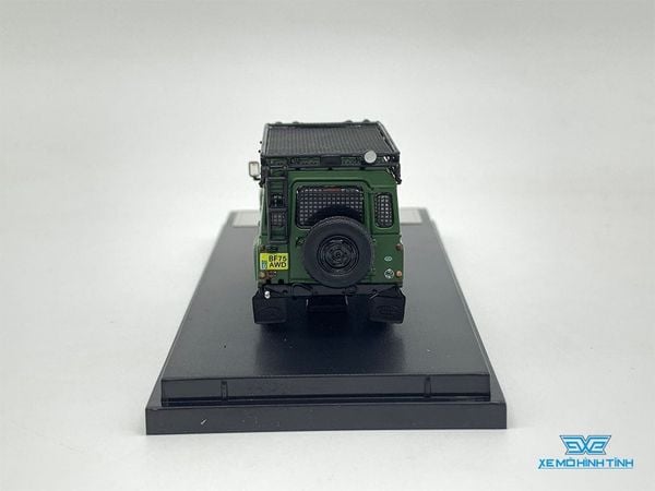 Xe Mô Hình Land Rover Defender 110 1:64 Master ( Xanh Quân Đội - Bóng )