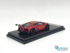 Xe Mô Hình Lamborghini Aventador LB Works 2.0 1:64 JEC ( Đỏ )