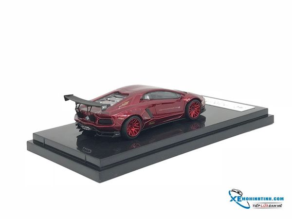 Xe Mô Hình Lamborghini Aventador LB 1.0 Limited Edition 699 1:64 JEC ( Đỏ )