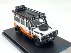 Xe Mô Hình Land Rover Defender 110 1:64 Master ( Trắng Cam )