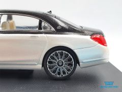 Xe Mô Hình Mercedes-Maybach S-Class 1:64 Master (Trắng Mui Đen)