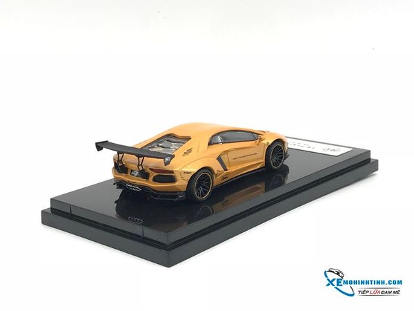 Xe Mô Hình Lamborghini Aventador LB 1.0 Limited Edition 699 1:64 JEC ( Vàng )