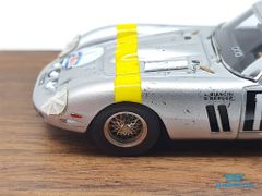 Xe Mô Hình Ferrari 250GTO S/N 4153GT #172 Tour de France 1964 Dirty Ver. Limited 1:64 My64 ( Bạc )