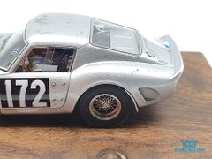 Xe Mô Hình Ferrari 250GTO S/N 4153GT #172 Tour de France 1964 Dirty Ver. Limited 1:64 My64 ( Bạc )