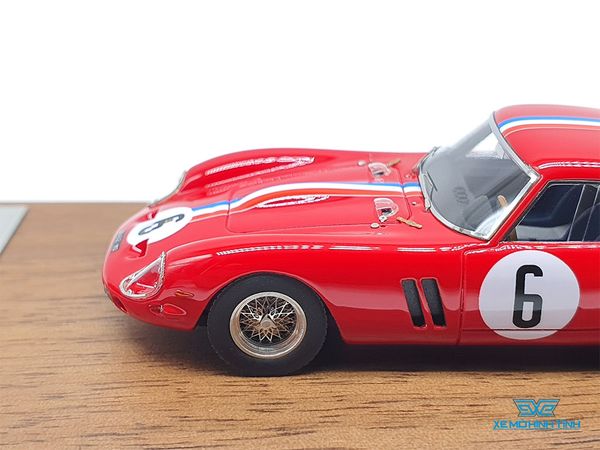 Xe Mô Hình Ferrari 250GTO S/N 3943GT #6 Limited 1:64 My64 ( Đỏ )