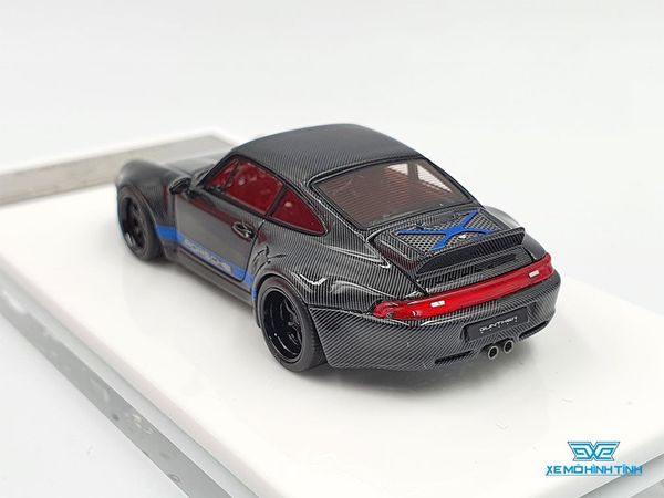 Xe Mô Hình Porsche GUNTHER WERKS 400R 1:64 MY64 (Đen)