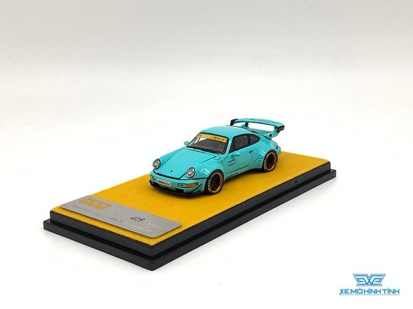 Xe Mô Hình Porsche Rauh-Welt Begriff RWB Limited 1000pcs 1:64 PGM ( Xanh Lá ) HỘP THƯỜNG