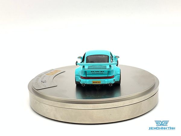 Xe Mô Hình Porsche Rauh-Welt Begriff RWB Limited 1000pcs 1:64 PGM ( Xanh Lá ) HỘP TRÒN