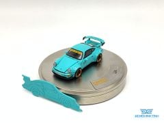 Xe Mô Hình Porsche Rauh-Welt Begriff RWB Limited 1000pcs 1:64 PGM ( Xanh Lá ) HỘP TRÒN