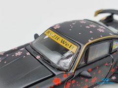 Xe Mô Hình Porsche 964 RWB Open 1:64 PGM Model Limited ( Đen-Sakura)