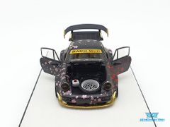 Xe Mô Hình Porsche 964 RWB Open 1:64 PGM Model Limited ( Đen-Sakura)