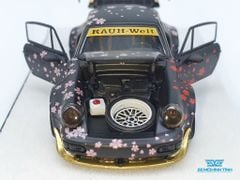 Xe Mô Hình Porsche 964 RWB Open 1:64 PGM Model Limited ( Đen-Sakura)